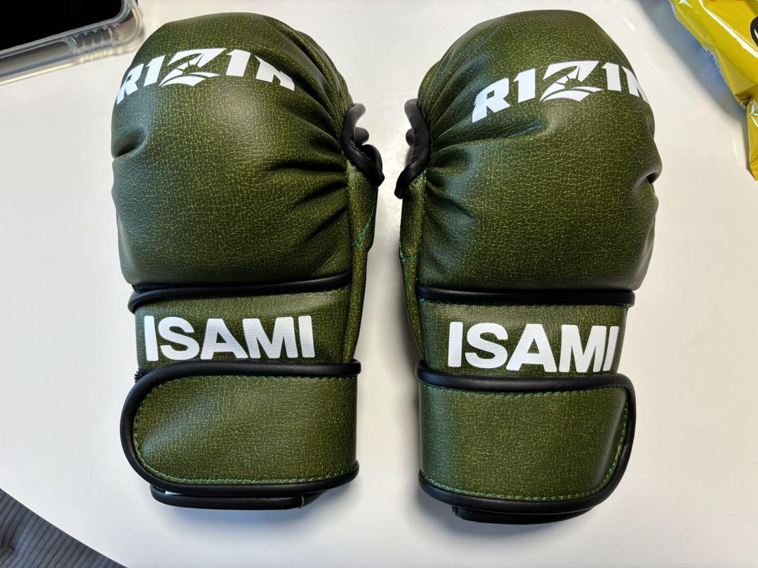 ISAMI RIZIN パウンドグローブ オリーブグリーン（グローブ