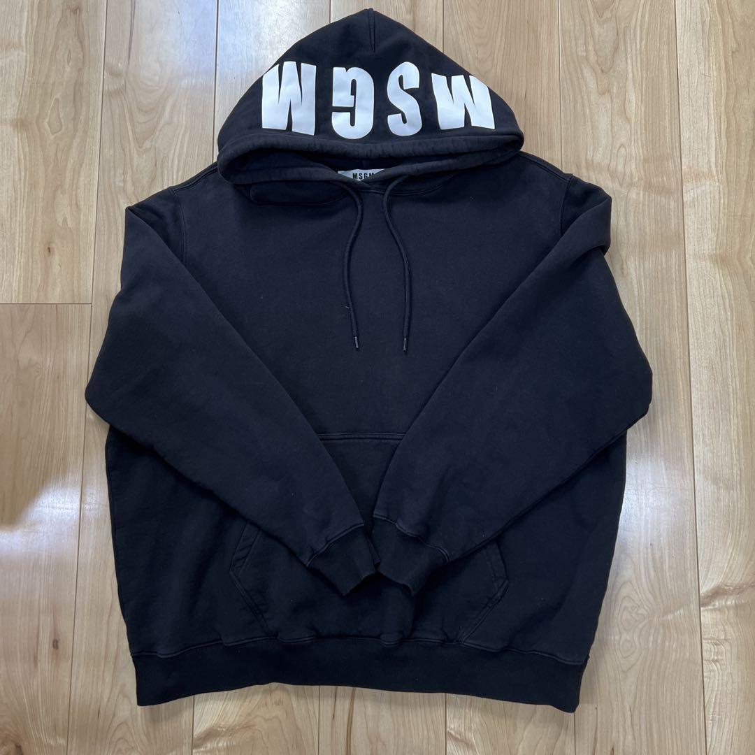 MSGM SPACE CAT パーカー プルオーバー 黒 Mサイズ 猫 MSGM SPACE CAT パーカー プルオーバー 黒 Mサイズ 猫