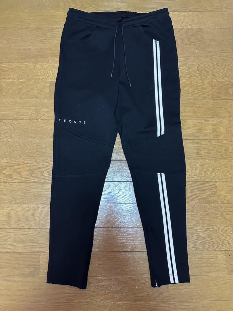 CRONOS トレーニングパンツ 黒（CRONOS クロノス ストレッチ