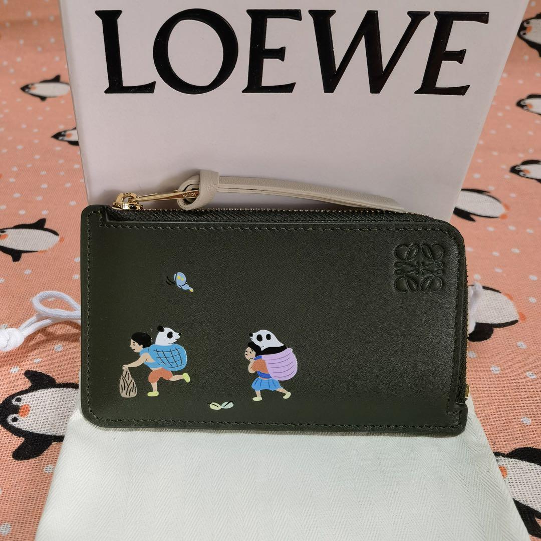 LOEWE x Suna Fujita サテンカーフ コインカードホルダー