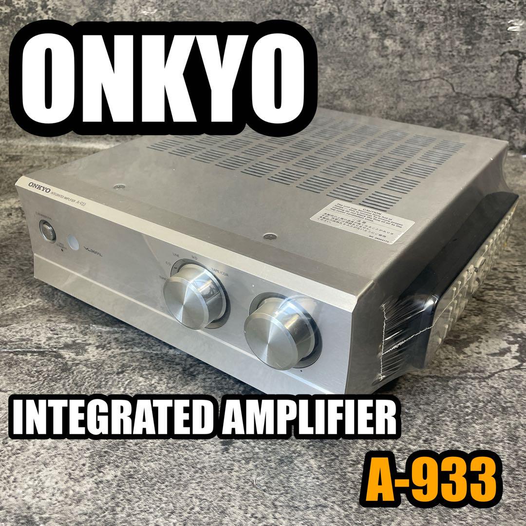 ONKYO　A-933 プリメインアンプ　リモコン付き　【美品】動作確認済み 2025年最新】a 933 onkyoの人気アイテム - メルカリ