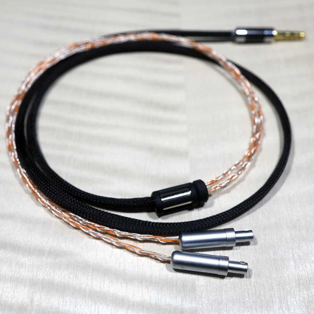 HD800S用ケーブル オーグライン+pt+4N純銀線 八芯 ゼンハイザー HD800S用ケーブル オーグライン+pt+4N純銀線 八芯 ゼンハイザー