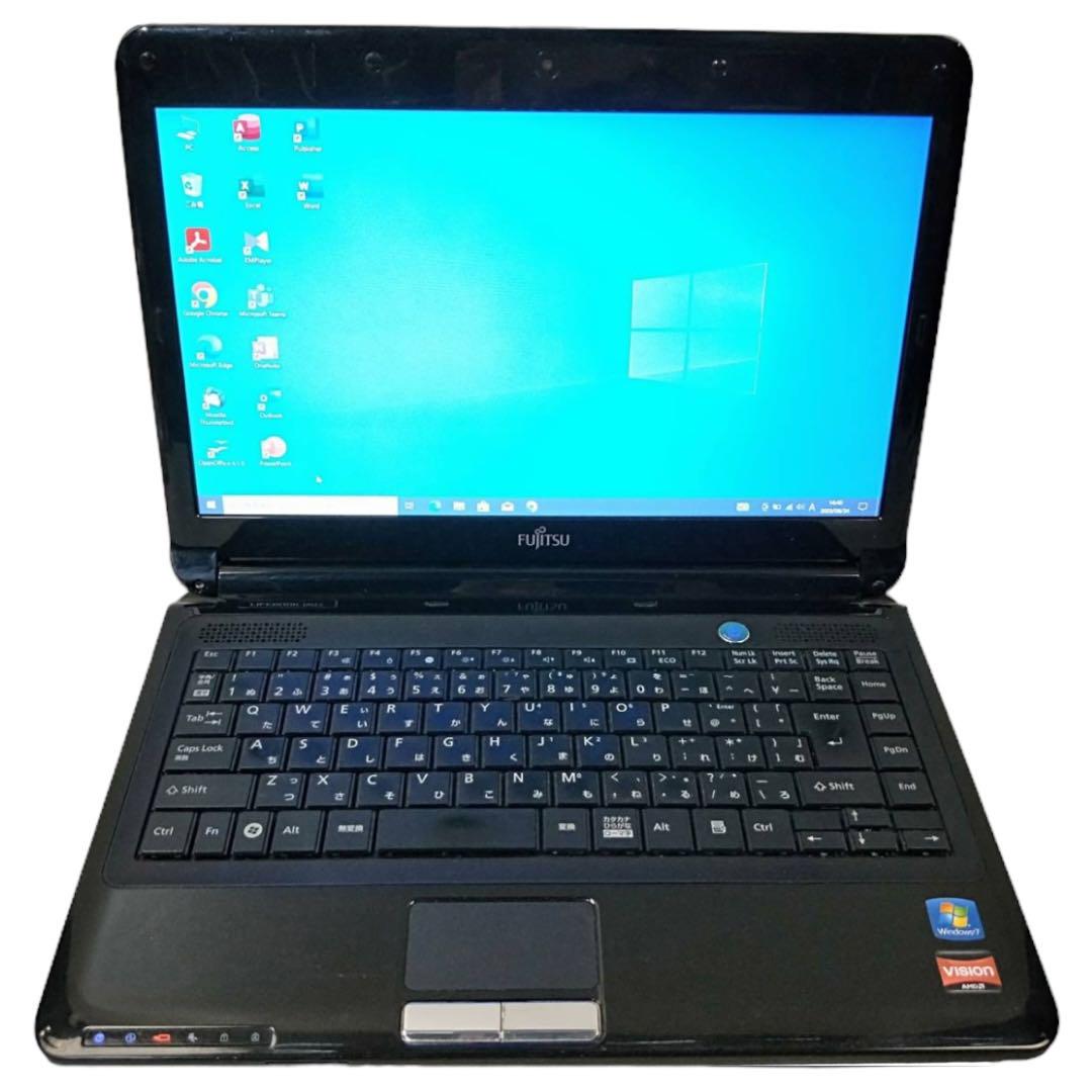 D082425 FujitsuノートパソコンおすすめSSDサクサク　オフィス付き D082425 FujitsuノートパソコンおすすめSSDサクサク オフィス