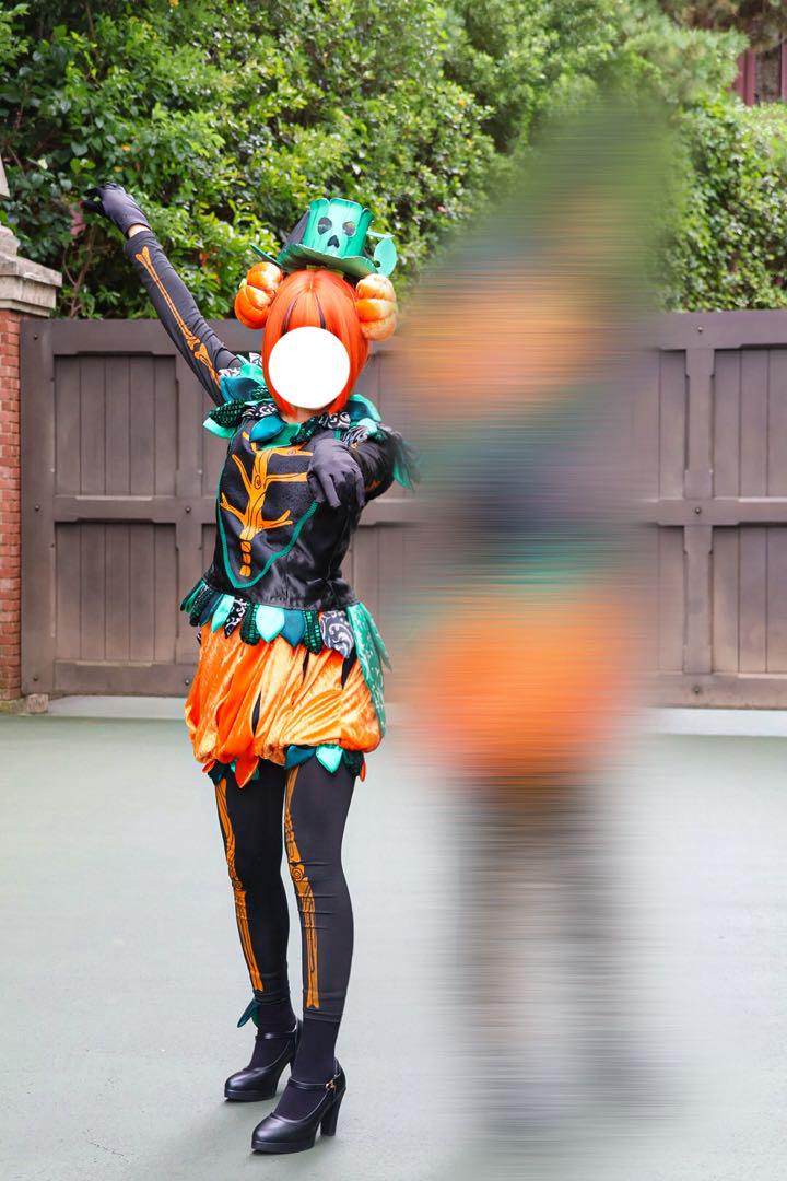 スプブ かぼちゃダンサー 衣装 Dハロ仮装（女性 コスプレ もらえ