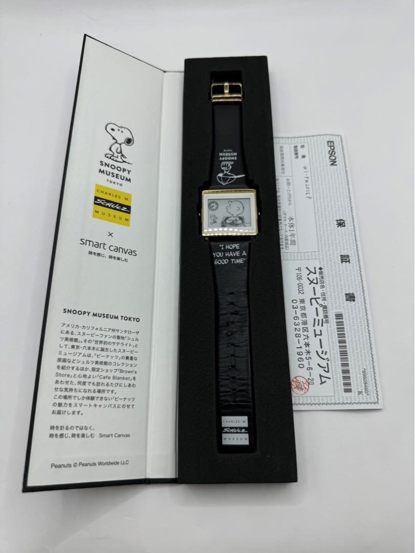 AMG様 希少　スヌーピー スマートキャンバス時計　新品未使用 AMG様 希少 スヌーピー スマートキャンバス時計 新品未使用