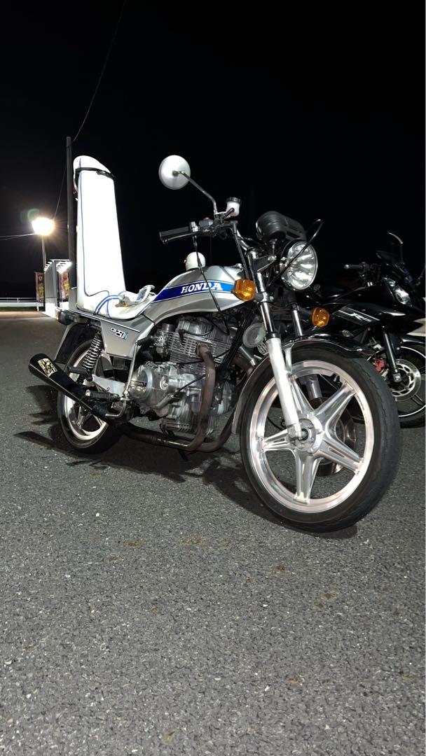 cb400n センバツメガホン pretty-racing_honda-hawk-mghn-s