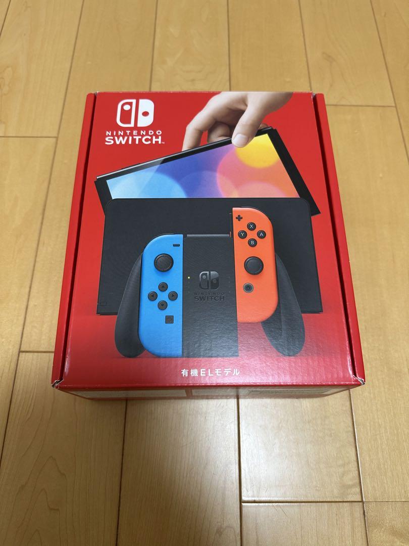 Nintendo Switch 有機ELモデル 青と赤 ジョイコン付き（新品 Joy