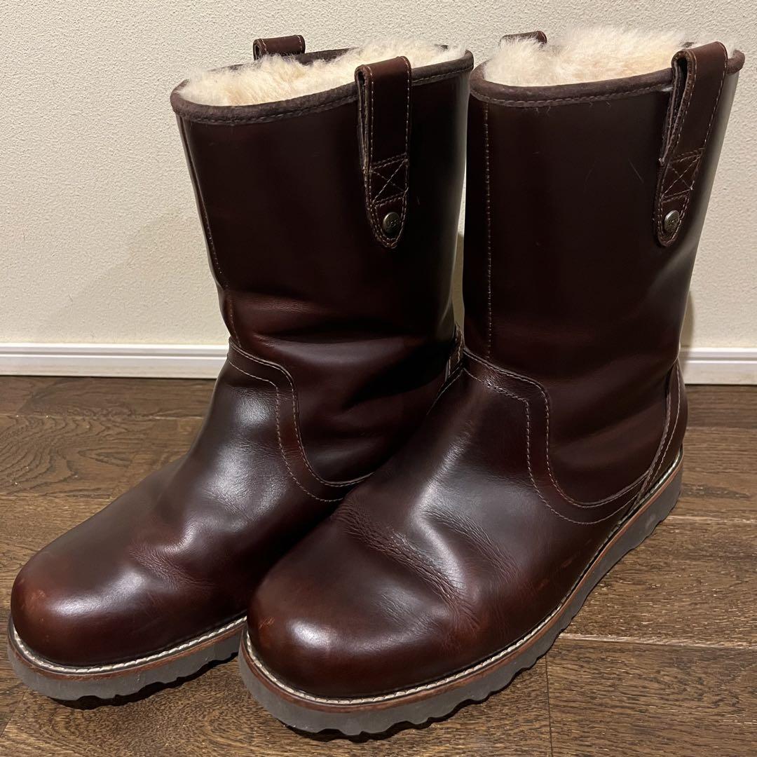 UGG アグ stoneman ストーンマン 防水 ムートン ペコスブーツ 茶