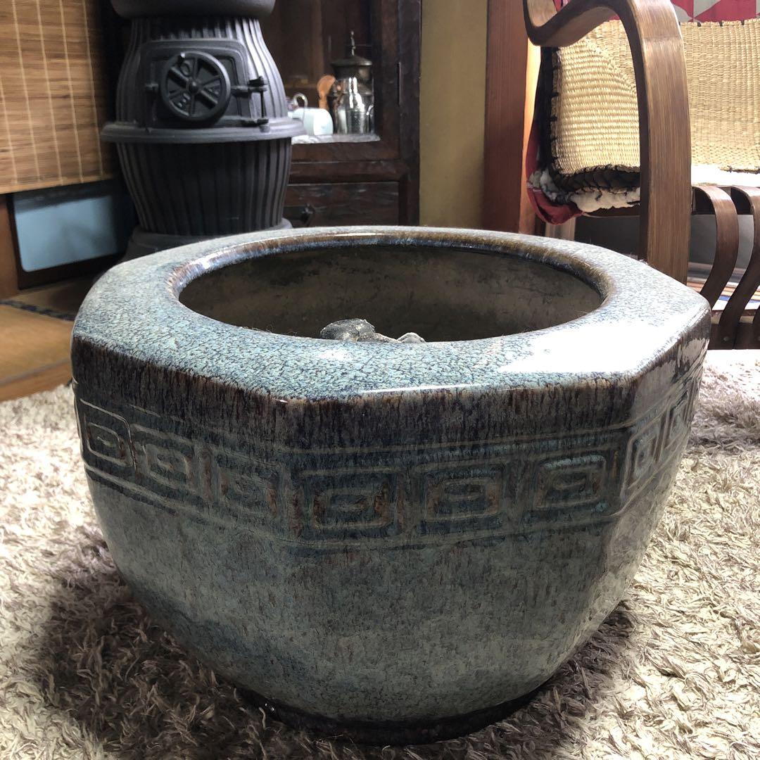 ⭐︎陶器　火鉢ひばち⭐︎ 信楽焼 火鉢 陶器 ひばち 手あぶり 手焙 やきもの火鉢 和風 灰皿