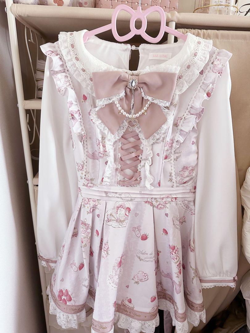 LIZLISA Salon de Fraise柄セットアップ（Salon de Fraise柄