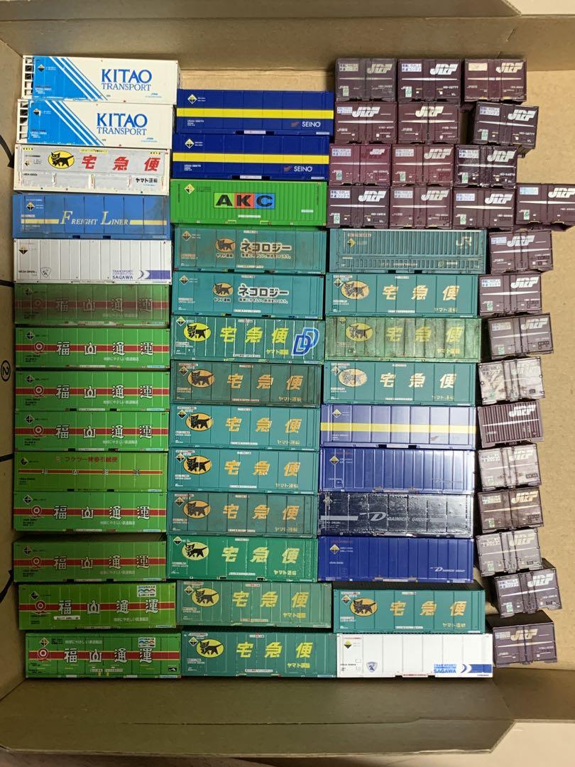 最終値下げ Nゲージ 西濃 福山通運 コンテナ まとめ売り 30ft Nゲージ コンテナ ヤマト 福山通運 まとめ売り 30ft 12ft（U51A