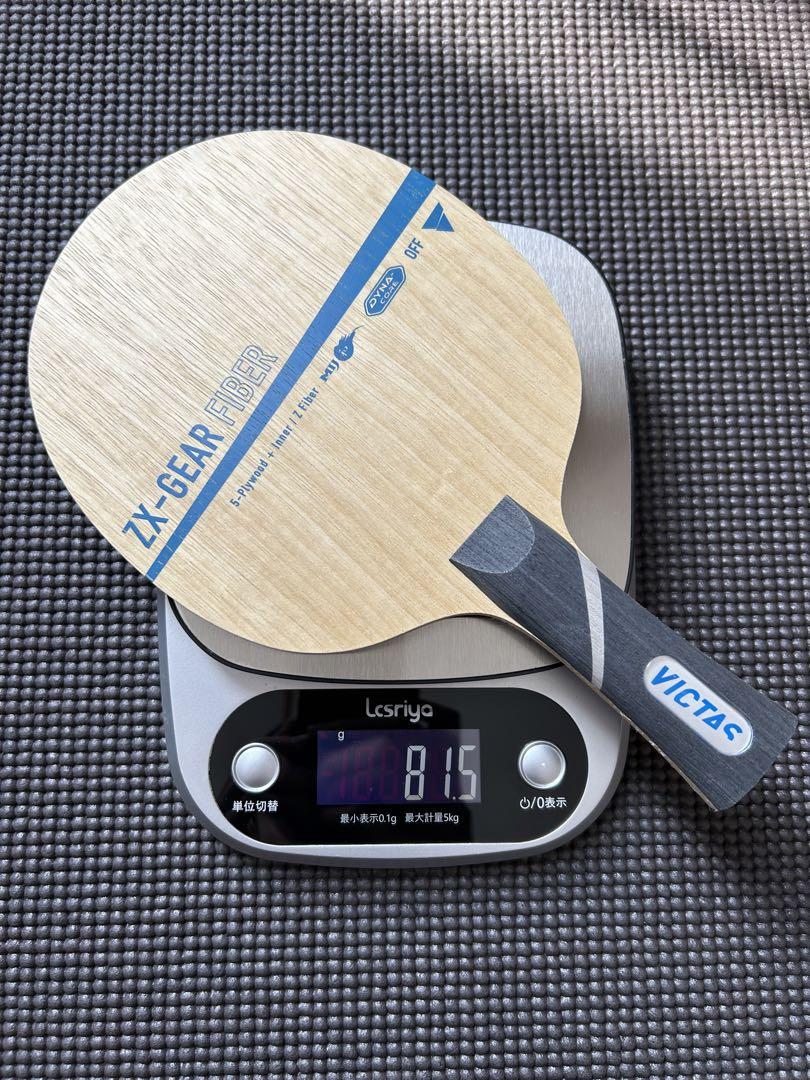 卓球ラケット ゼクスギアファイバー FL 81.5g 軽量 箱なし