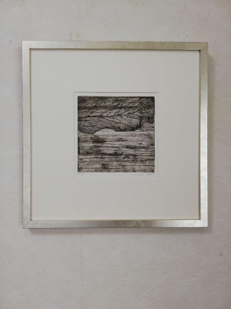 ART583　「化石」　チェコの銅版画　インテリアアート ART583 「化石」 チェコの銅版画 インテリアアート へら