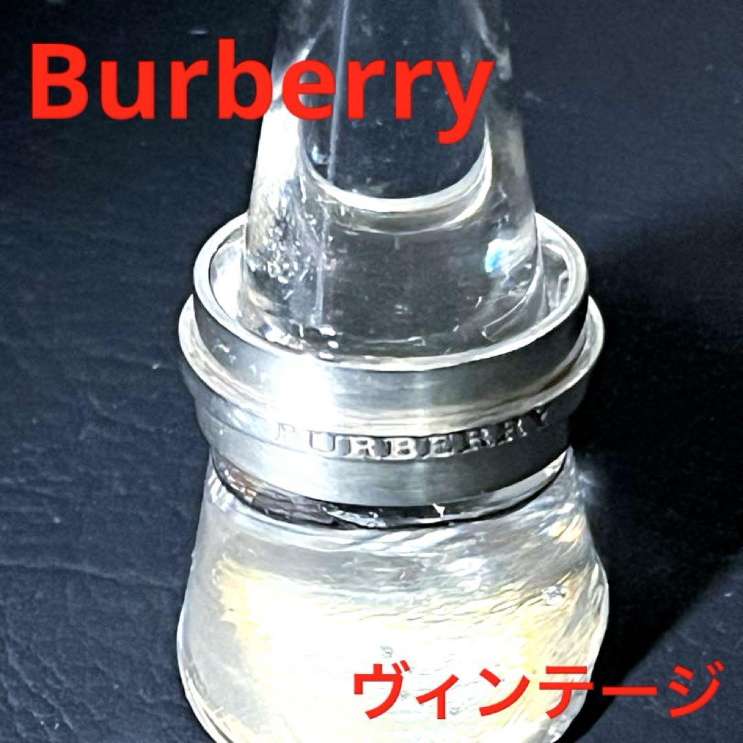 週末お値下げ⭐️BURBERRY ヴィンテージ シルバー925リング 13号 週末お値下げ BURBERRY ヴィンテージ シルバー925リング 13号