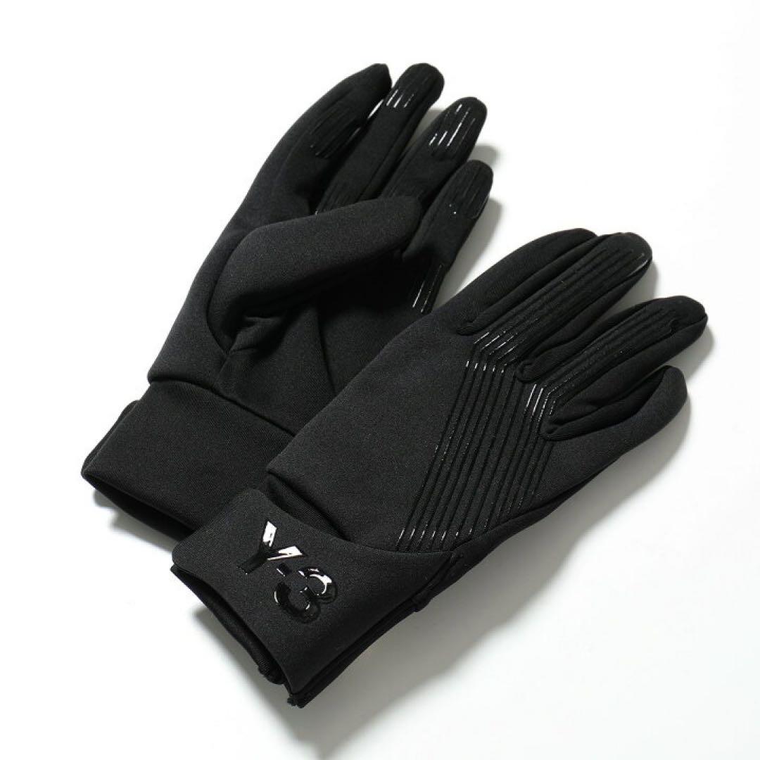 Y-3 ワイスリー ロゴ ポケット付き 防寒 ナイロン グローブ 手袋 Y-3 ワイスリー ロゴ ポケット付き 防寒 ナイロン グローブ 手袋