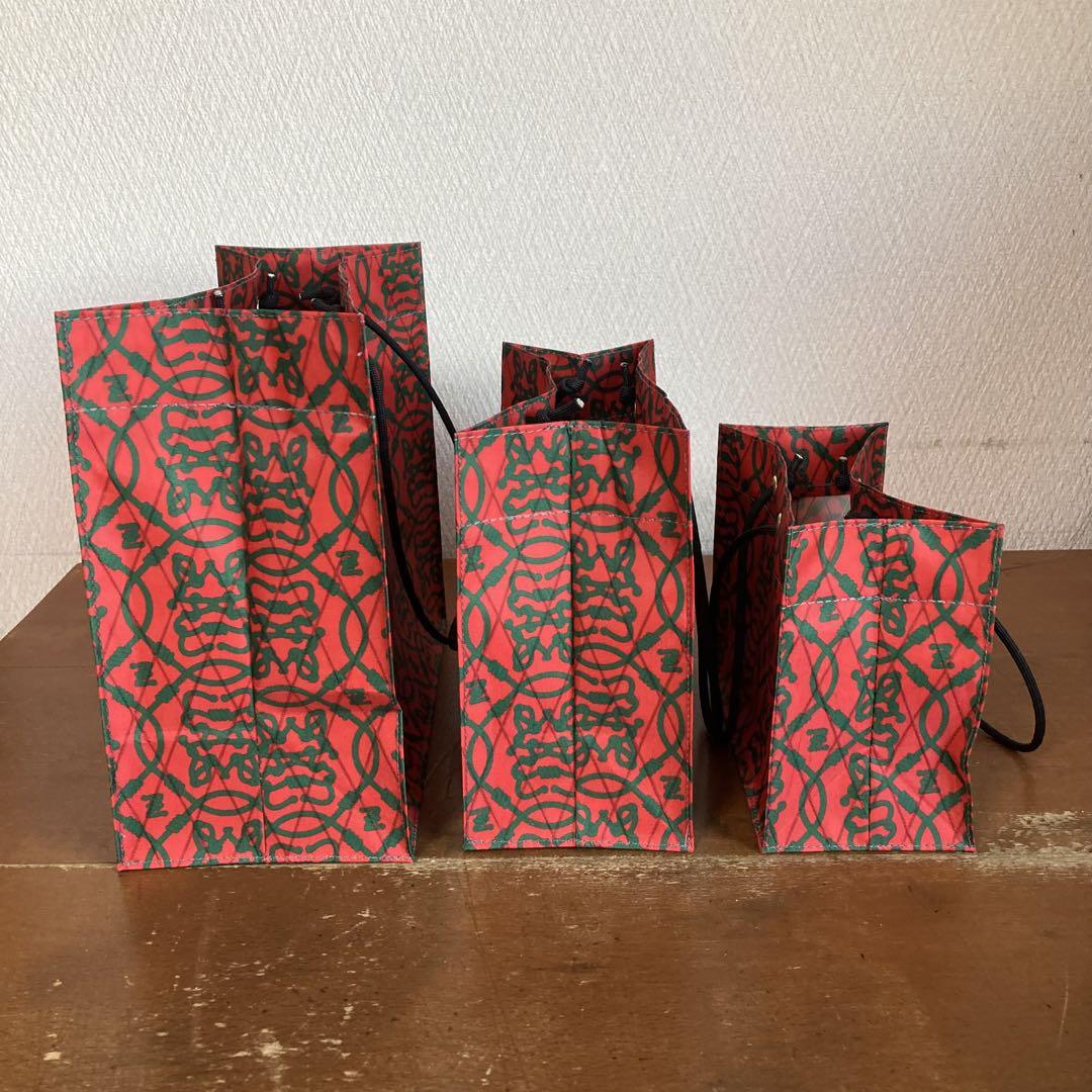 もうすぐクリスマスですね◆壁紙柄【ギフトバッグ3点セット 01】X-pac もうすぐクリスマスですね◇壁紙柄【ギフトバッグ3点セット 01