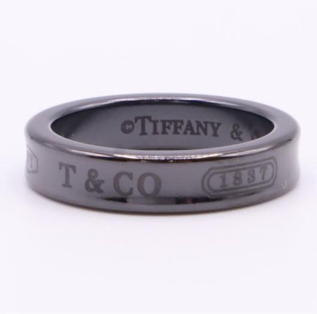 TIFFANY & Co.指輪ナローリング 8号　1837ブラックチタン 楽天市場】ティファニー 1837 リング 指輪 アクセサリー