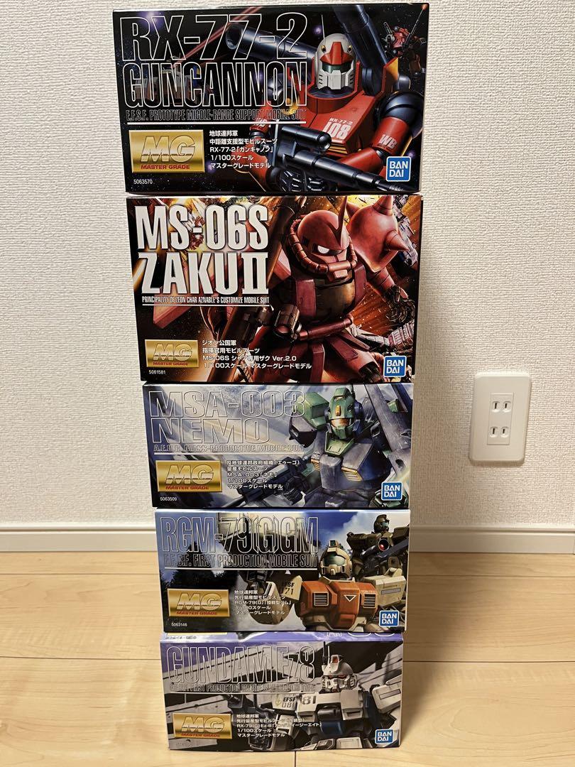 バンダイ ガンプラ MGシリーズ 6点セット　まとめ売り バンダイ ガンプラ MGシリーズ 6点セット まとめ売り