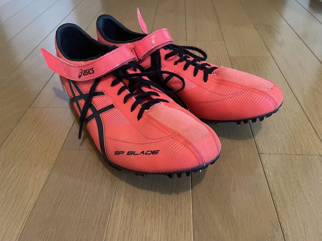 asics スパイクシューズ オレンジ　SPブレード ９ 楽天市場】ASICS 陸上スパイク100-400M・ハードル用アシックス