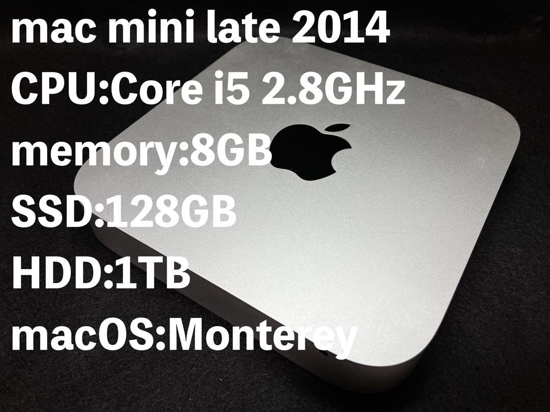 【美品】Mac mini (Late 2014) 本体 Monterey更新済 mac mini 2014 i7のおすすめ人気商品一覧 通販 - Yahoo!ショッピング