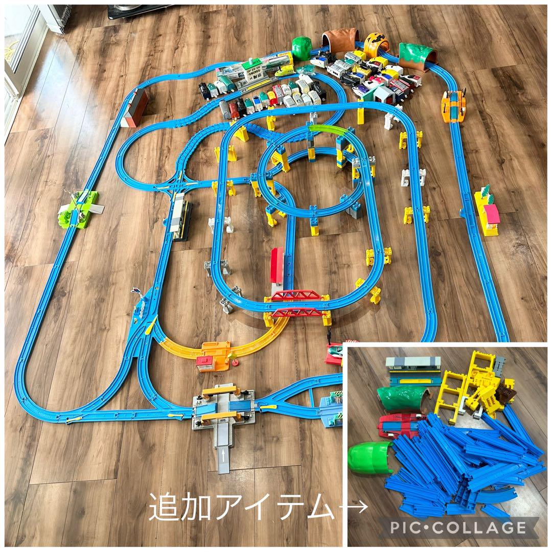 未使用の車両付き プラレール レール 情景セット まとめ売り