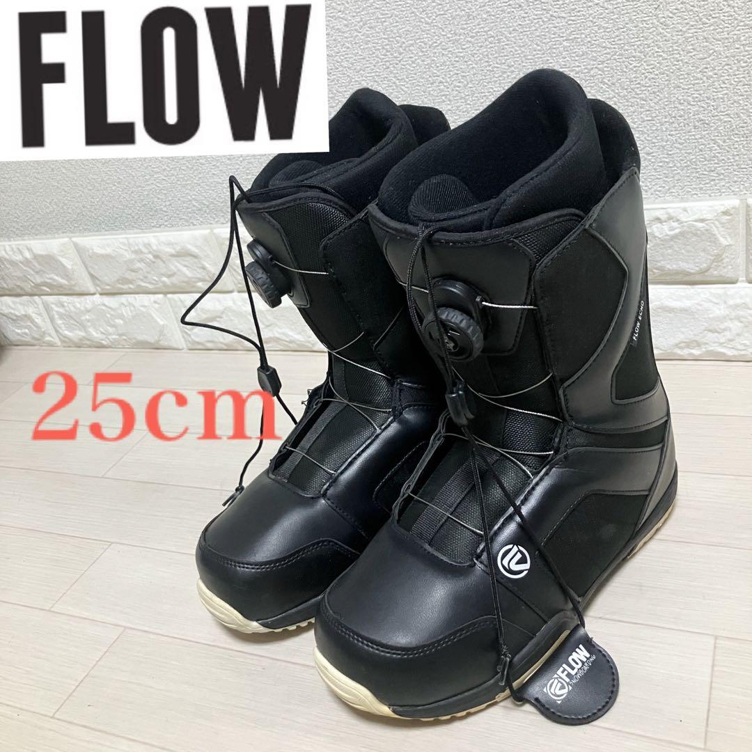FLOW ECHO フロー スノーボードブーツ ダイヤル式/25cm（即納