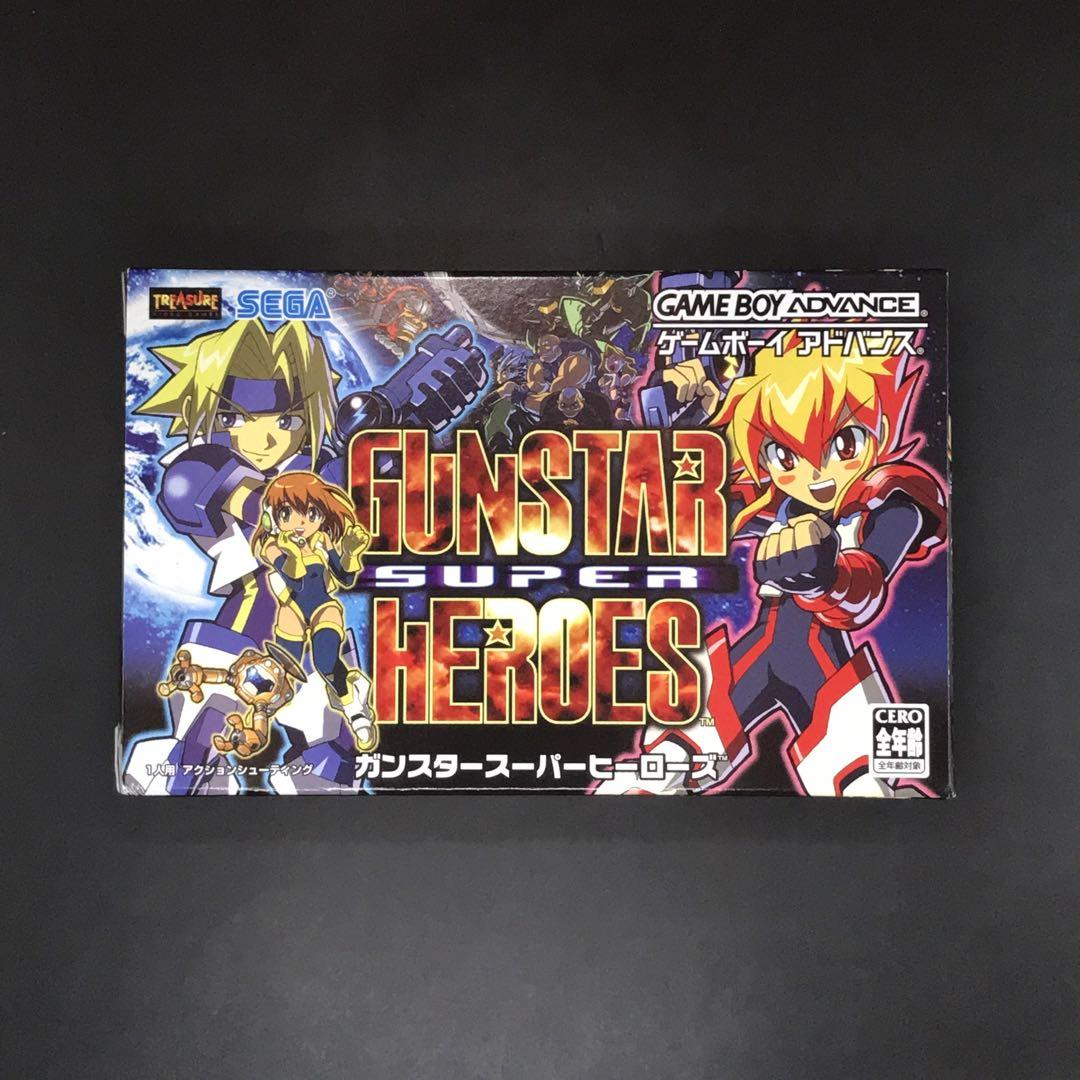 GBA ガンスタースーパーヒーローズ 箱説付き（希少 ガンスター