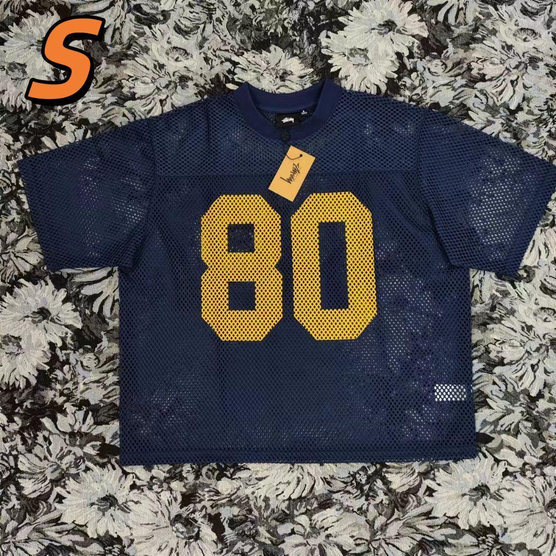 STUSSY】TEAM JERSEY 80 Tシャツ ブルー S#（STUSSY