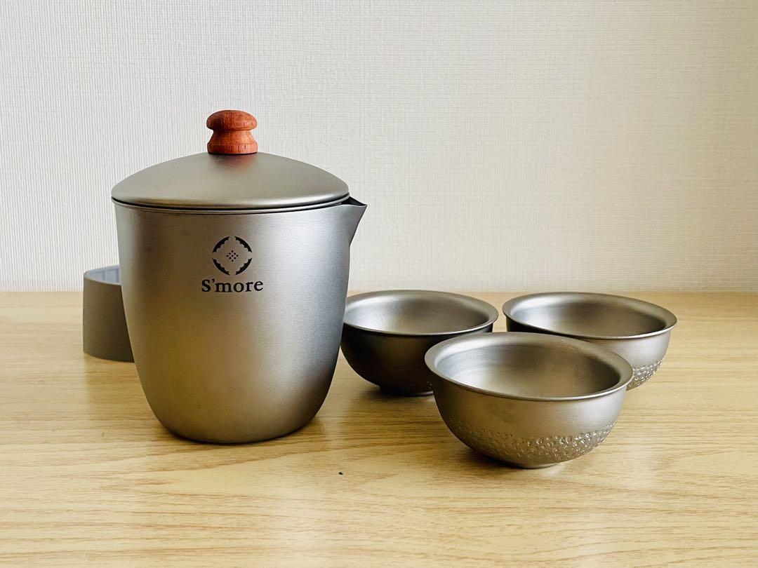 S'more 【 Titanium Tea Coze 】 チタン製ティーセット Amazon | S'more(スモア) Titanium Tea Coze チタン アウトドア