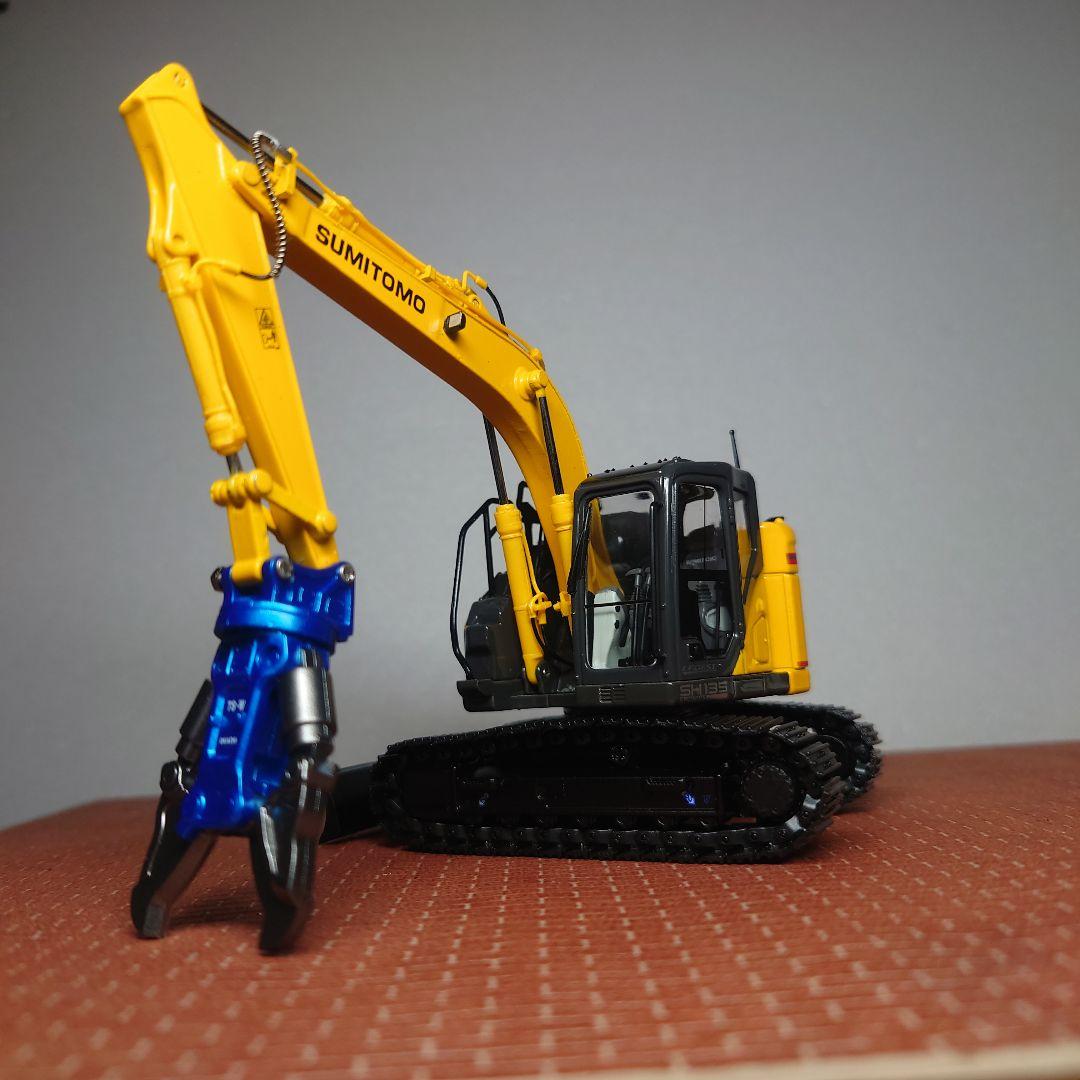 SUMITOMO SH135X-7 1/50スケールモデル Amazon.co.jp: 林業機械 SUMITOMO 住友建機 油圧ショベル 建設