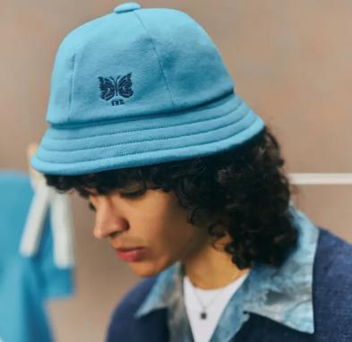 END.限定 x Needles 'Indigo Wash' バケットハット（South Texas