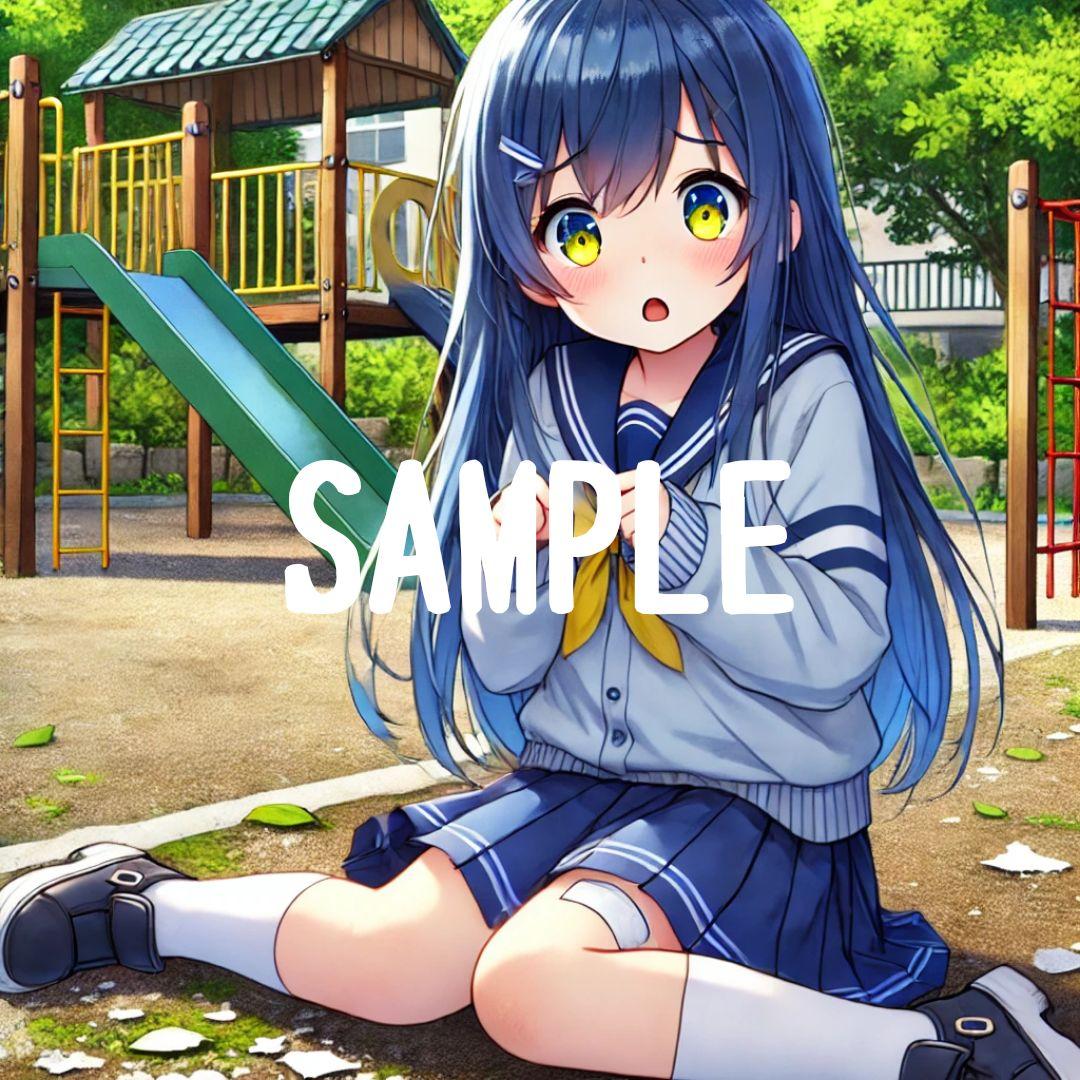アニメスタイル女性キャラクターイラスト アニメスタイルの女の子のイラスト (4人の女の子|アニメ