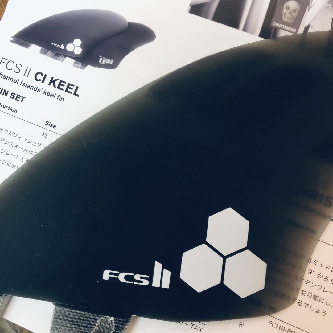 FCS2 FCS FCSII fin CI twin keel キール フィン FCS II Album Keel Twin Fins - FCS US