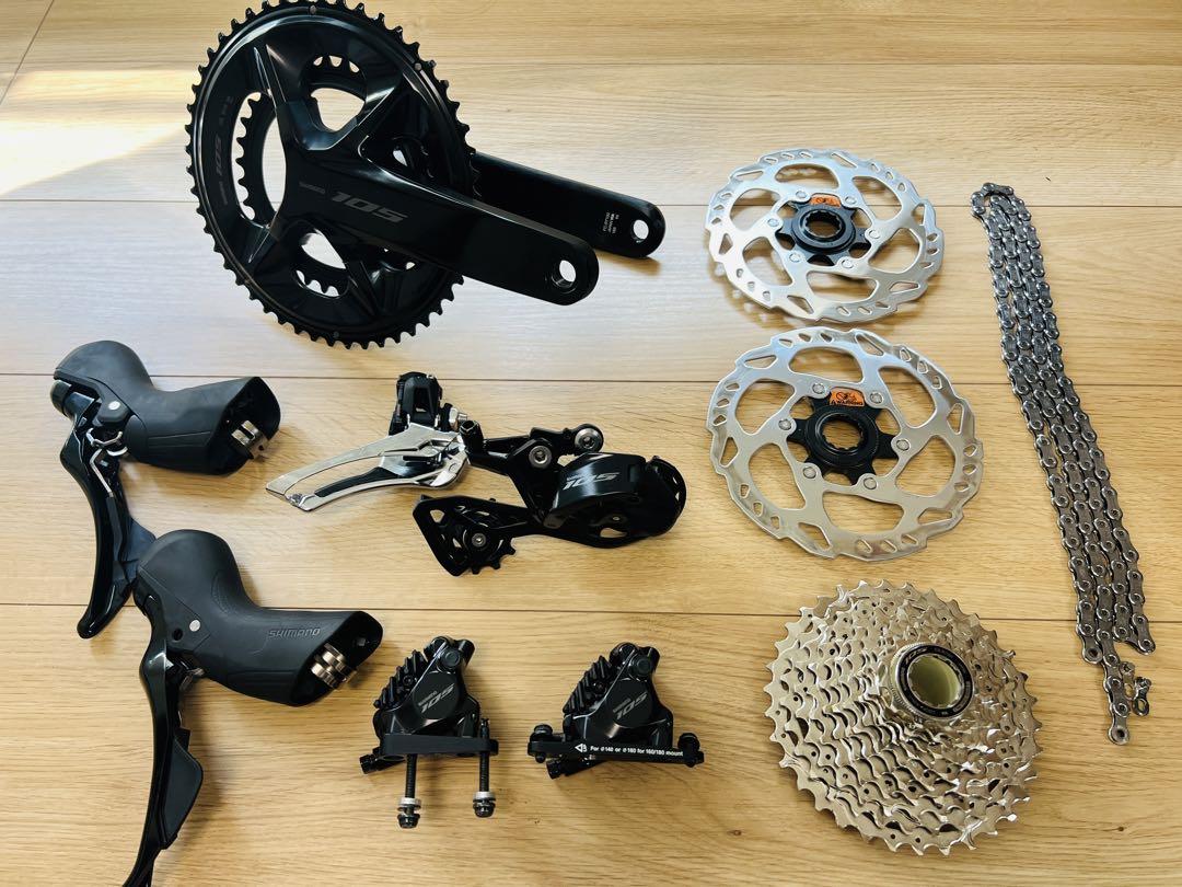 [新品]Shimano 105 R7100 グループセット 機械式12速 メカニカル12段変速グループセットSHIMANO 105 R7100