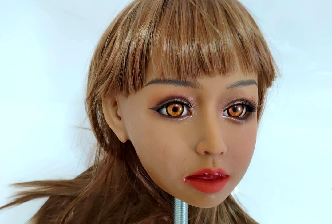 リアルドールヘッド 等身大ドール ウイッグ付 リアルドール