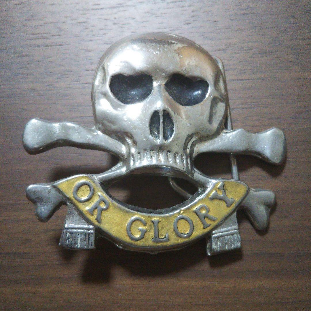 80S オアグローリーのバックル ロカビリー （DEATH OR GLORY