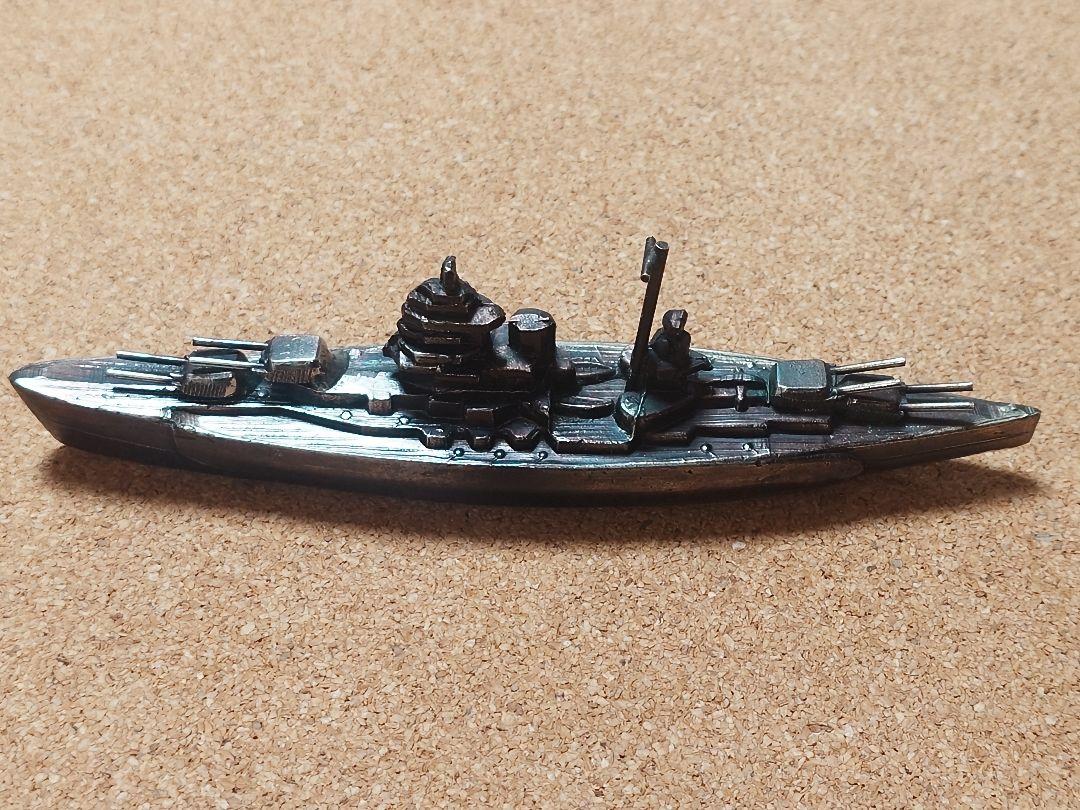 雲*遊様 軍艦　陸奥　陸奥記念館　落成記念品　文鎮 陸奥記念館落成記念 戦艦陸奥 文鎮 金属製 （陸奥爆沈