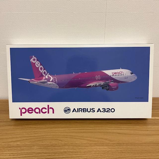 ピーチ peach モデルプレーン エアバスA320 1/100 レア ピーチ peach モデルプレーン エアバスA320 1/100 レア（1:100