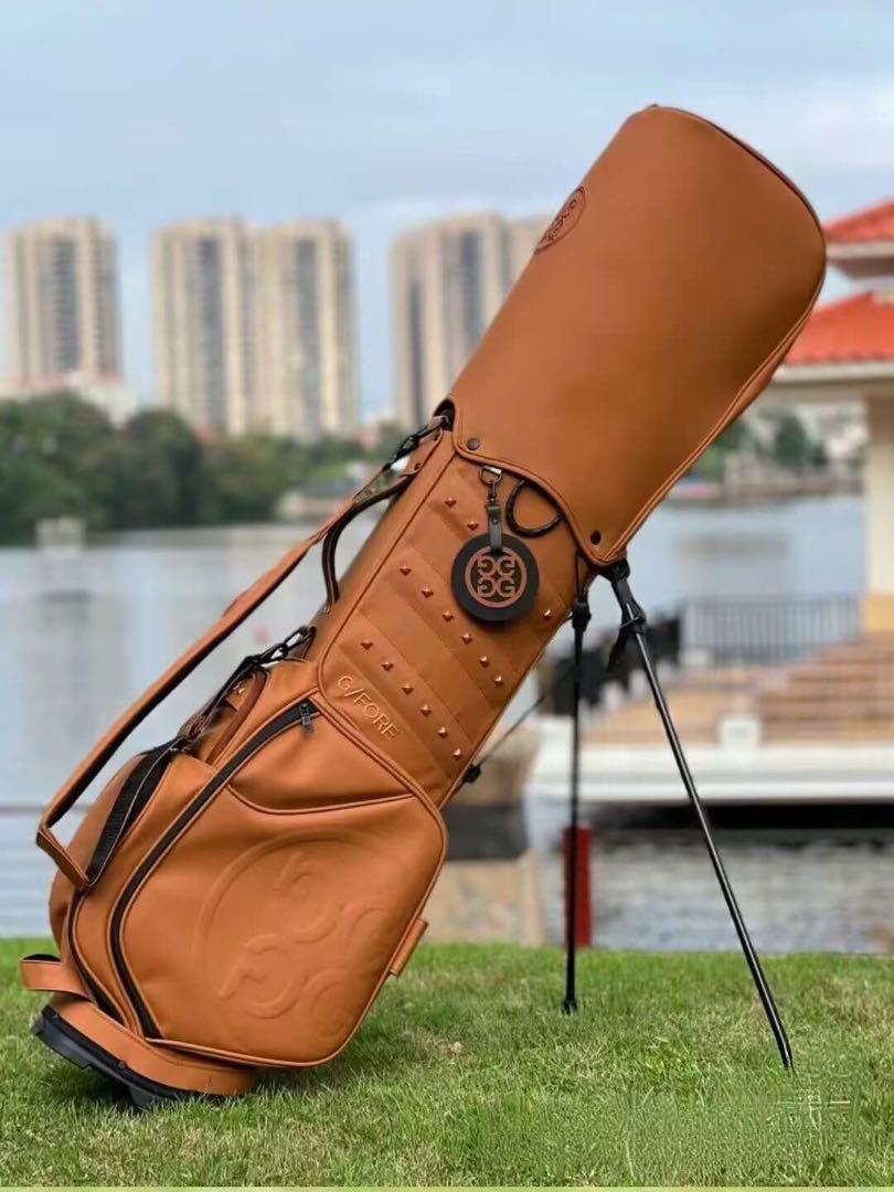 GGG ブラウンゴルフバッグ スタンド式 GGG ブラウンゴルフバッグ スタンド式（ブランド品専門の 楽天