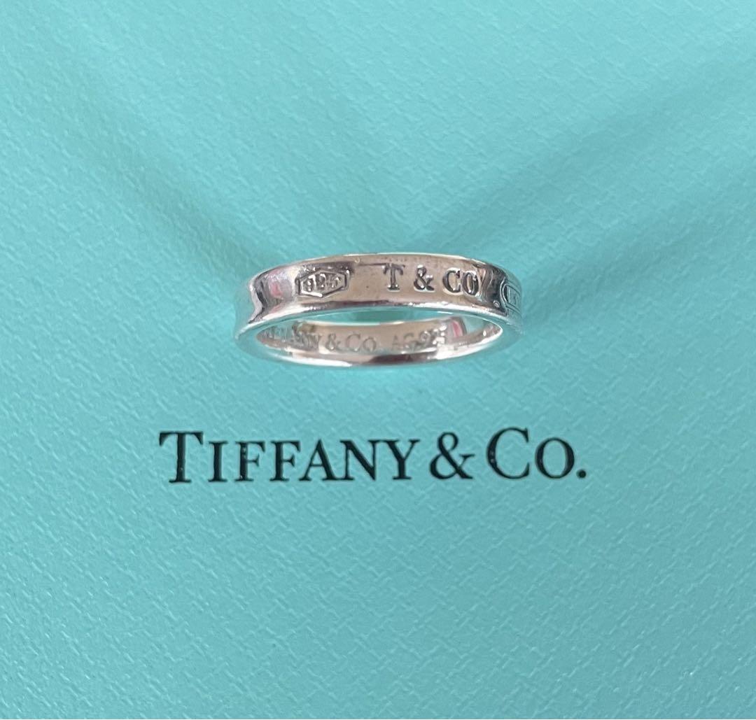 正規品 ティファニー TIFFANY&CO 1837ナローリング 14号（楽天