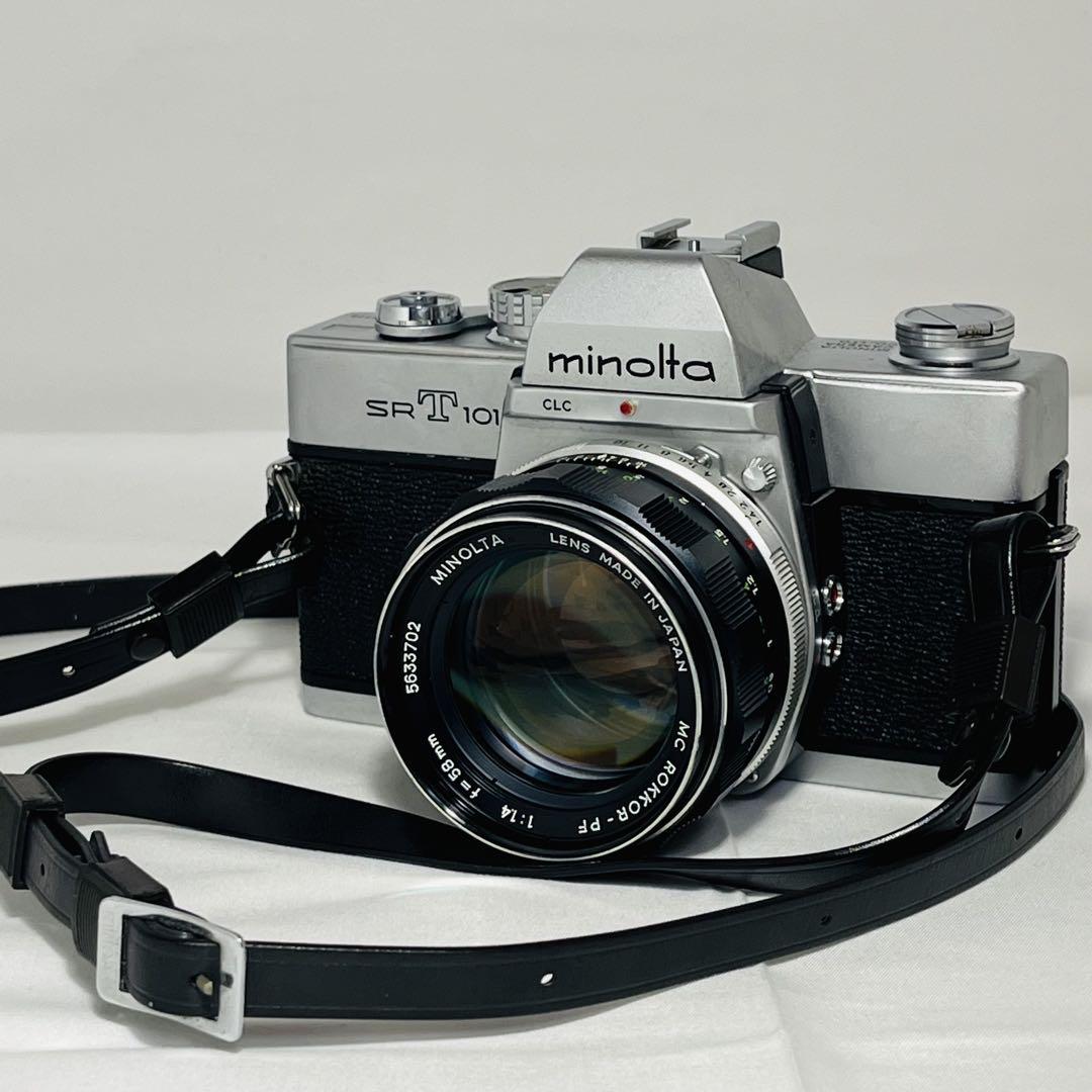 動作確認済み ミノルタ MINOLTA SRT101 MC 58mm f1.4 Minolta SRT-101 with MC Rokkor 58mm f/1.4 : r/minolta