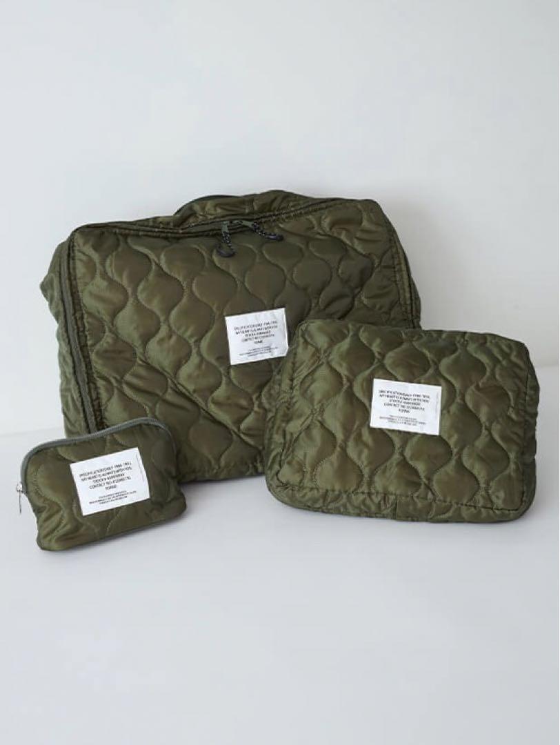 FORME TRAVEL POUCH ３個SET カーキ FORME TRAVEL POUCH 3個SET カーキ（旅行や出張に使いやすい
