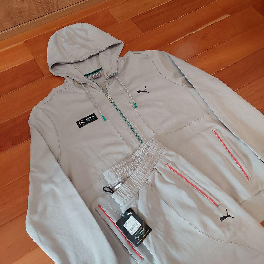 PUMA メルセデス・ベンツ ジャージセット プーマ セットアップ 上下セット Yahoo!オークション - 24 200円 日本M相当 PUMA × メルセデス