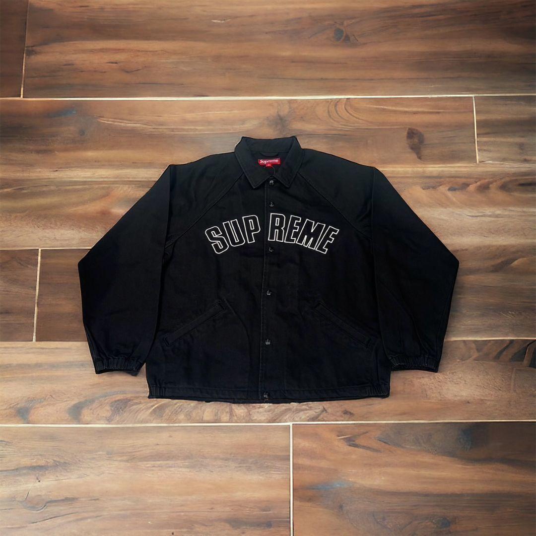 Supreme Arc Denim Coaches Jacket Black M 国内直営店購入品
