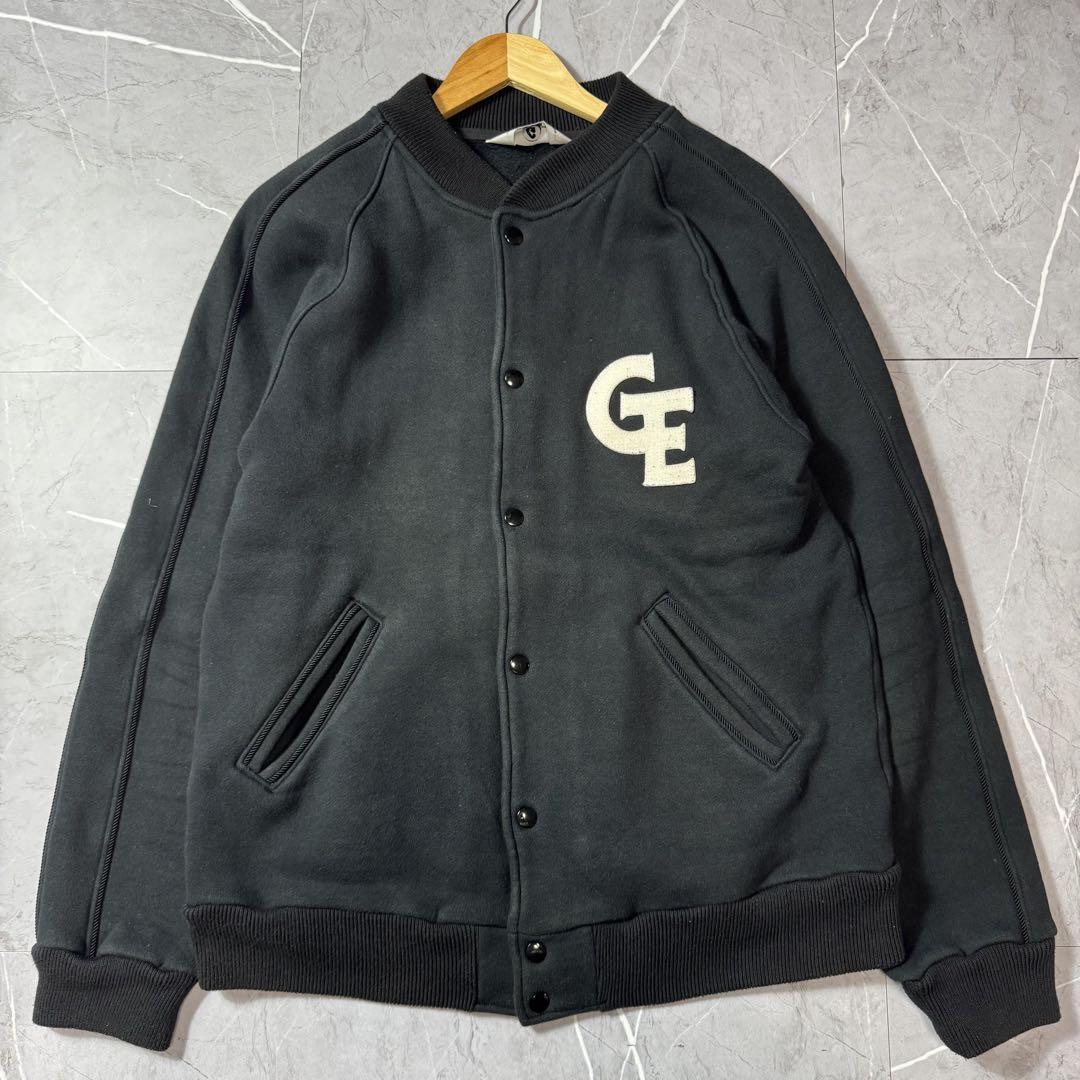 美品】グッドイナフ スウェットスタジャン GE フェルトロゴ 復刻