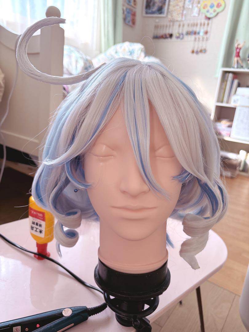 フリーナ 白 コスプレ ウィッグ セット済み 原神 原神 フリーナ ウィッグ セット済み コスプレ