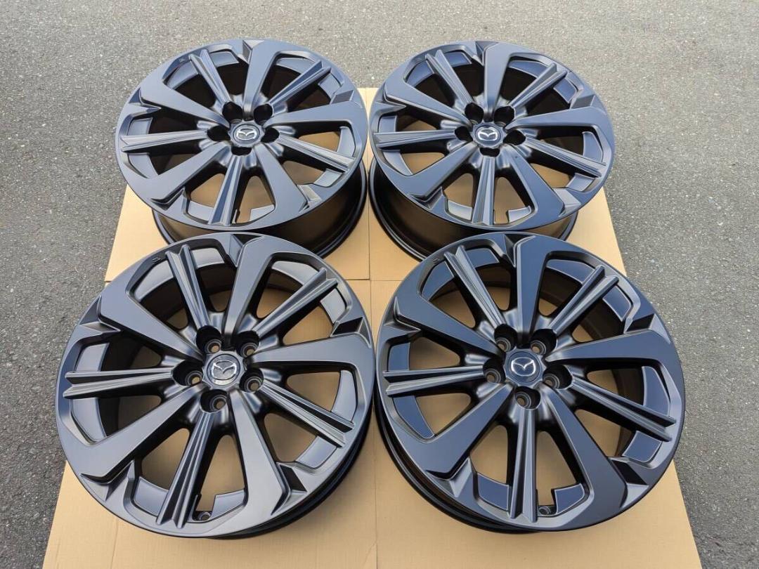 美品 マツダ CX-60 純正 20インチ サテンブラック 4本】（中古