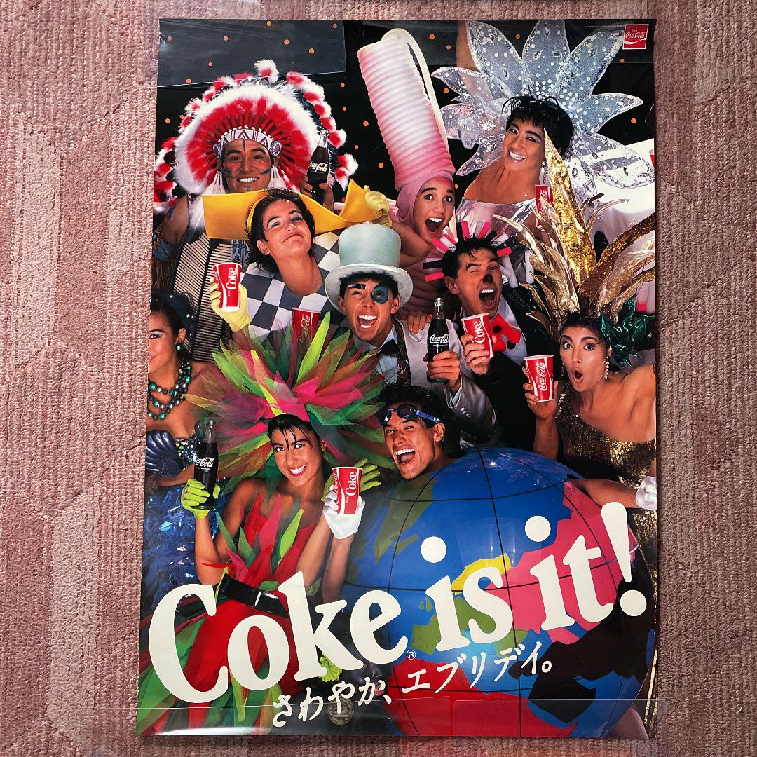 2000シドニーオリンピックコカ・コーラセールアップポスター コカコーラ Coke Is It 1985年(昭和60年)ポスター（コカ・コーラ