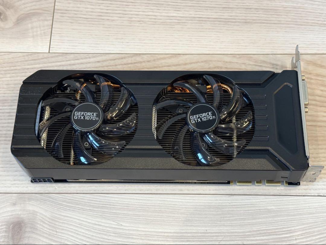 動作良好 PALIT GTX 1070ti DUAL GeForce GTX 1070 Ti 8GB DUAL Graphics Card, NE5107T015P2-1043D