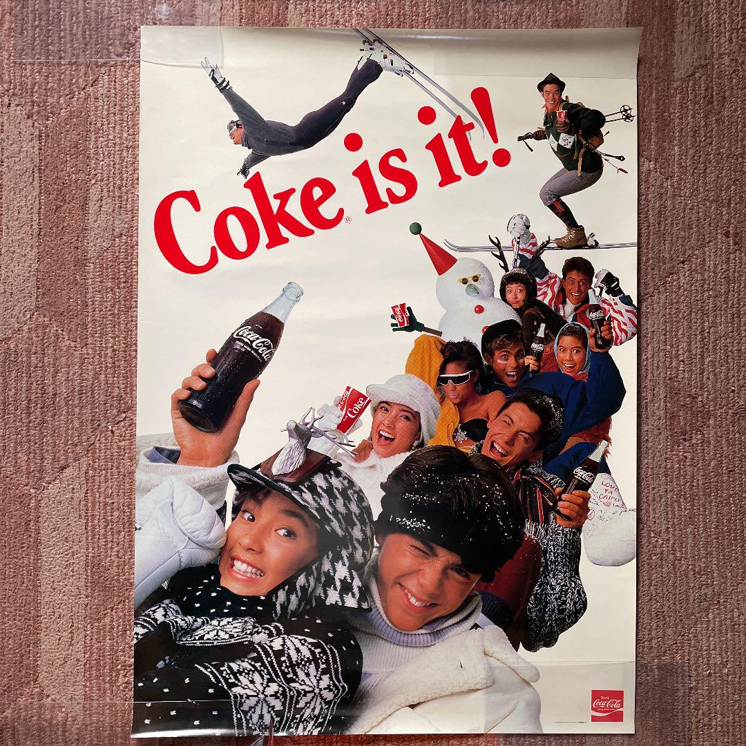 コカコーラ Coke Is it ポスター 1986年 宮沢りえ（◇大谷翔平